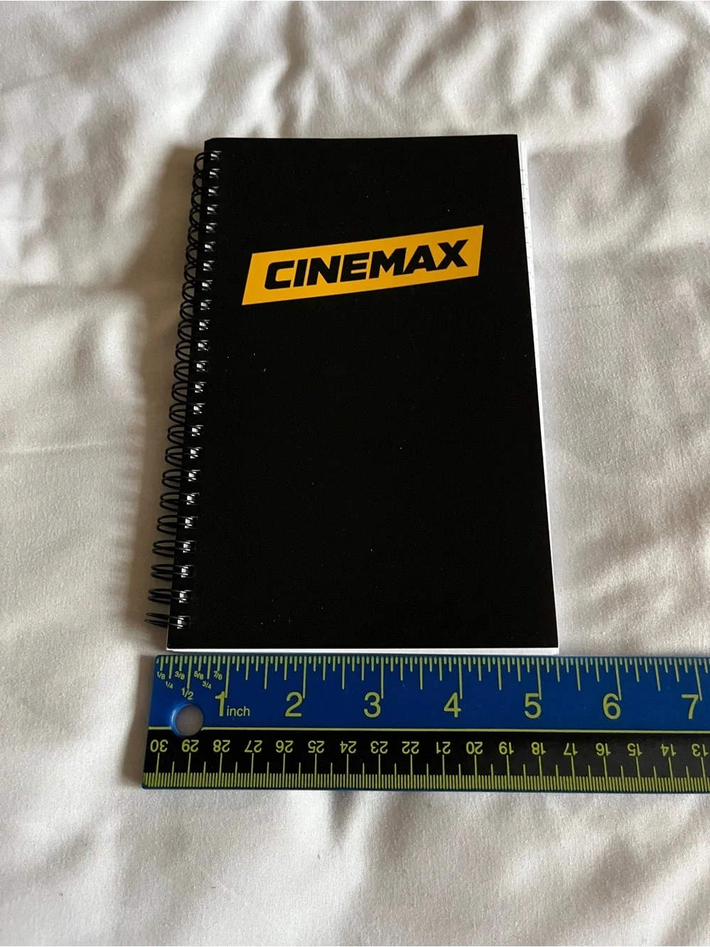Cinemax Black Spiral Lined Notebook HBO Promo 8.5x5